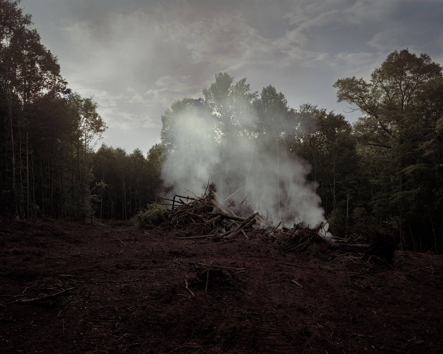 Zane Logan | MFA 2011 | Jug Factory Burn | Inkjet print