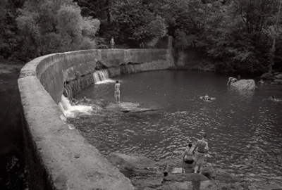 W. Cameron Dennis | MFA 1990 | Swimmers at the Dam | Inkjet print