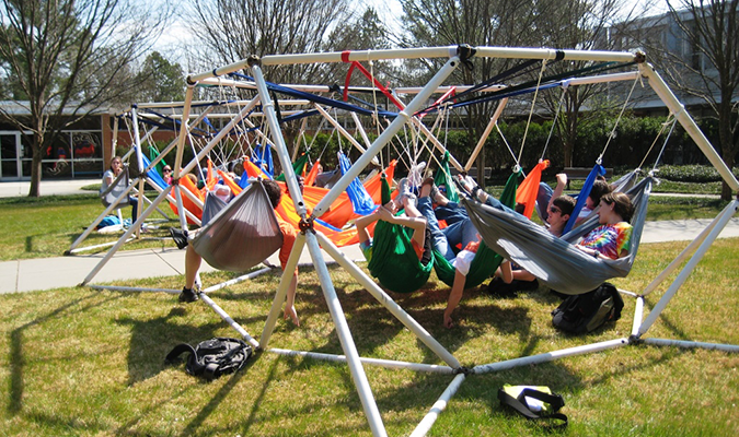 Image of students from sculpture studio