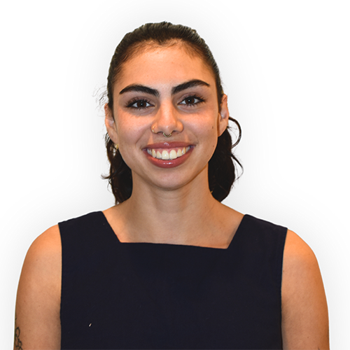 a person smiling