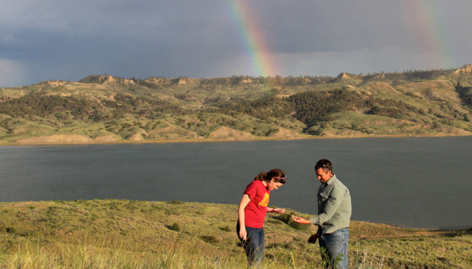 david jacowski teaching a student in the midwest plains