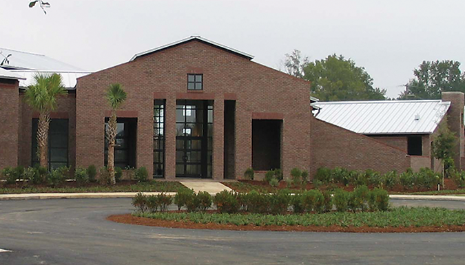 entry way to edisto research and education center