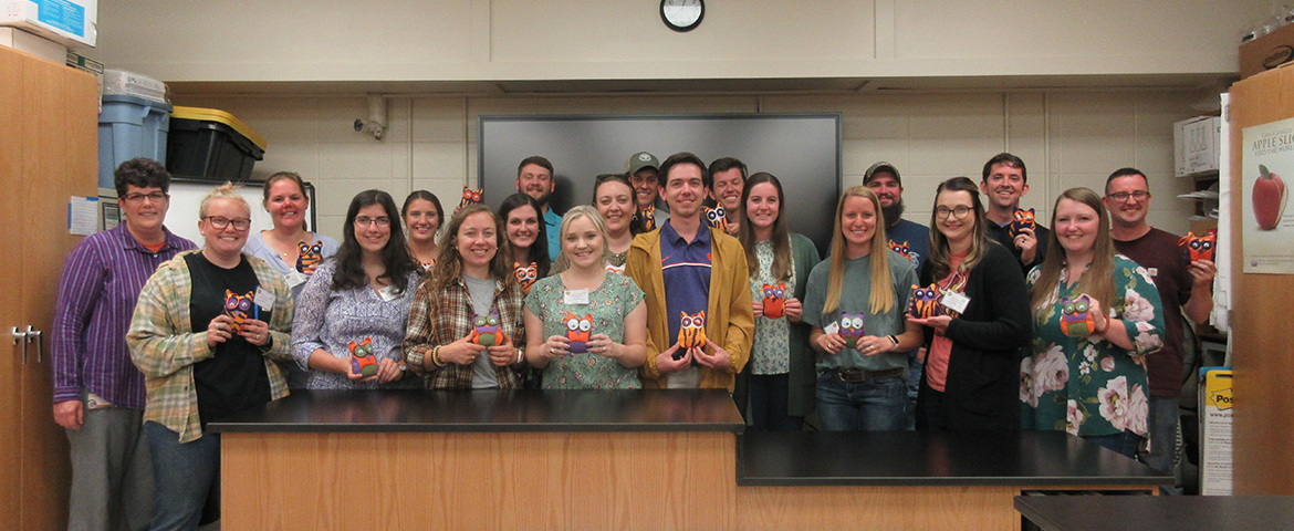 dr. dibennedetto with agricultural education students