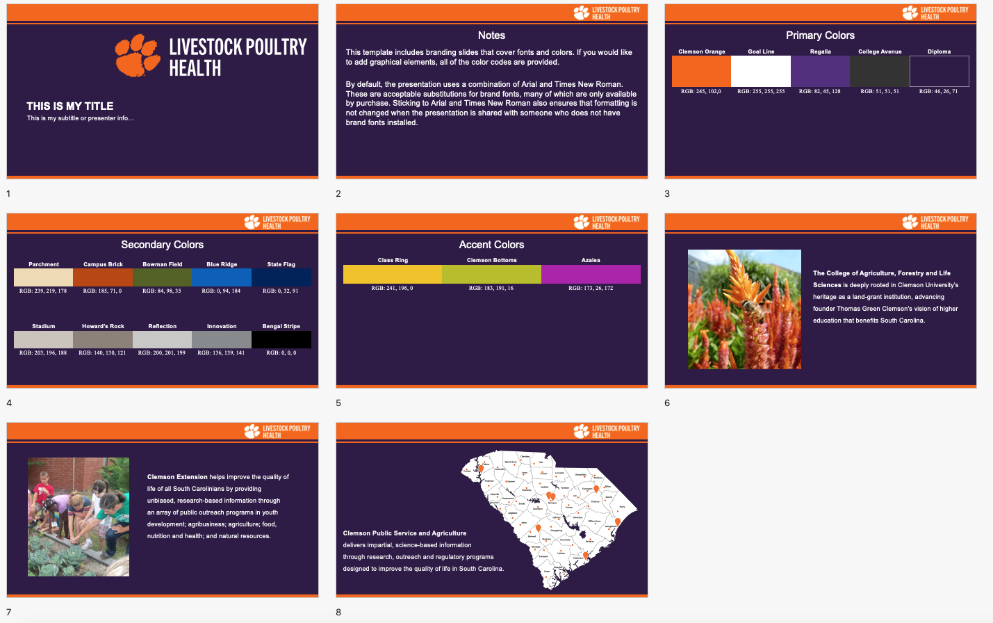 LPH powerpoint sample design set