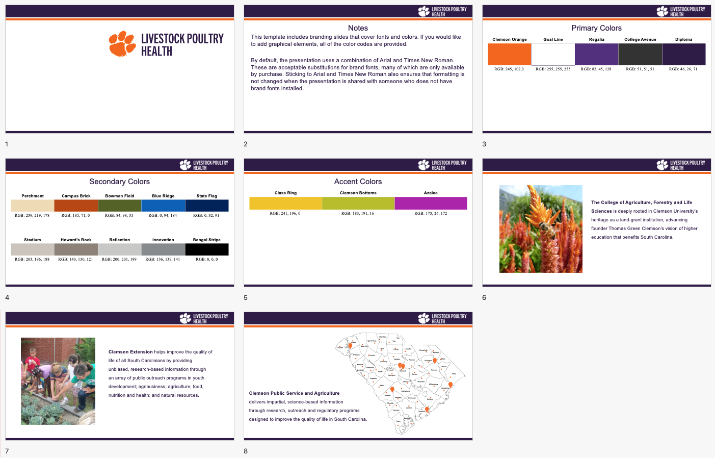 LPH powerpoint sample design set