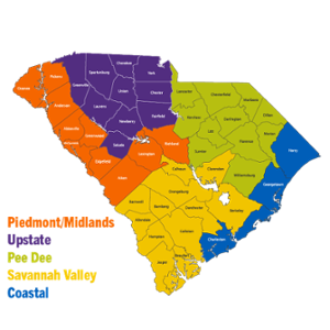 map of sc extension districts