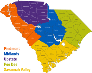 map of sc extension districts