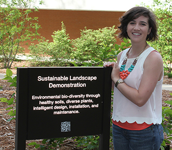 Sustainable Landscape Demonstration sign