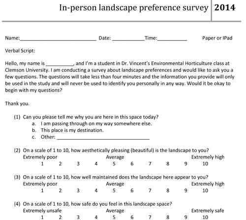 Pre and Post Perception Survey