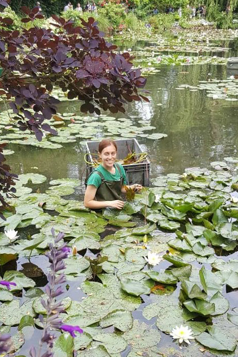  Angelica Werth Rising Senior, Horticulture and Spanish Foundation Claude Monet, Giverny, France