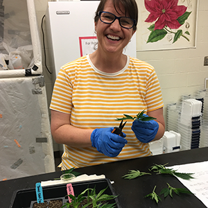 Victoria Eastergard Junior Horticulture major Faust Laboratory, Clemson University 