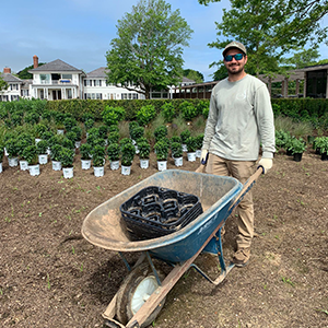 Rhett Merritt Rising 5th Year, Horticulture Summerhill Landscaping, Southampton, New York