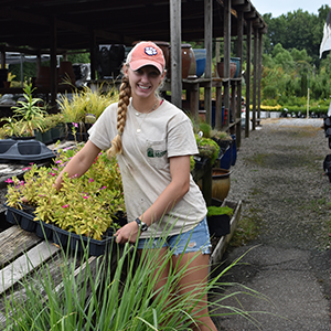 M. Skye Mowery Rising junior Horticulture major Godley’s Garden Center in Salisbury, N.C.