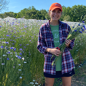 Caroline Shanahan Rising Senior, Horticulture Fieldstone Flowers, Liberty, SC and Petal Pickers Flower Co, Greenville, SC