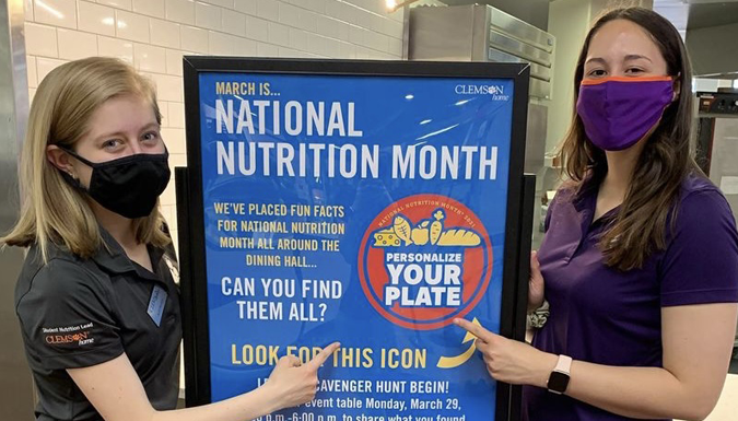 Emily Martin, Student Nutrition Lead for Aramark, Clemson University's