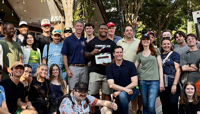 Cast, crew and friends of Student Film: The Movie