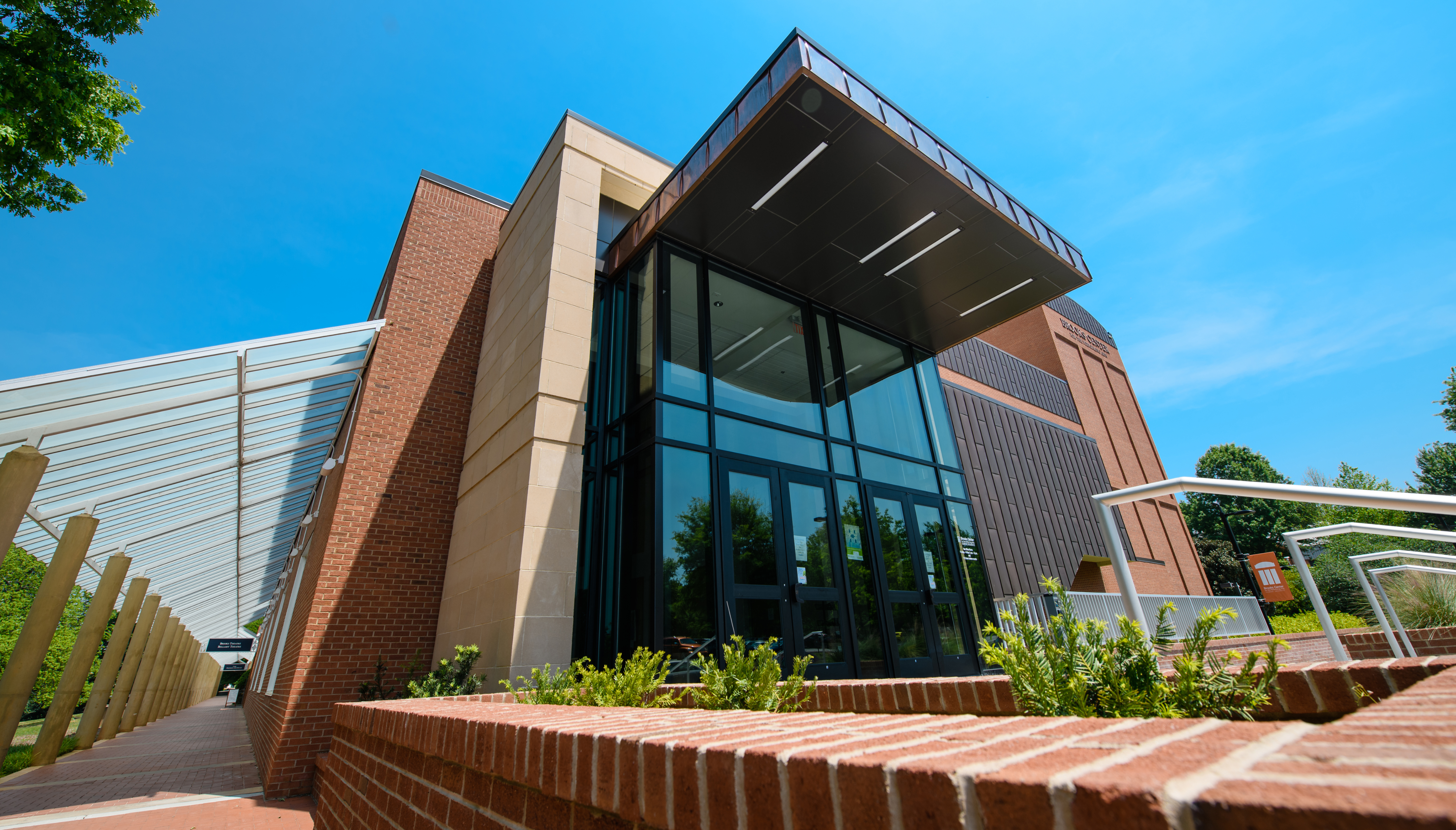 Brooks Center building front entrance