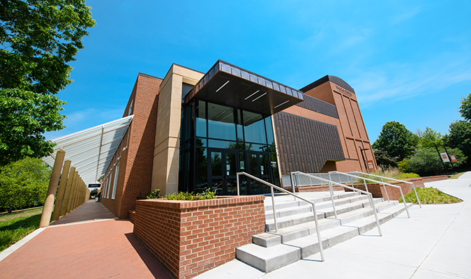 Brooks Center for the Performing Arts main doors