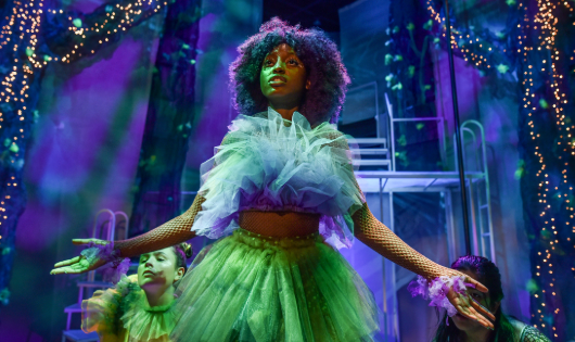 Students perform a scene from A Midsummer's Night Dream