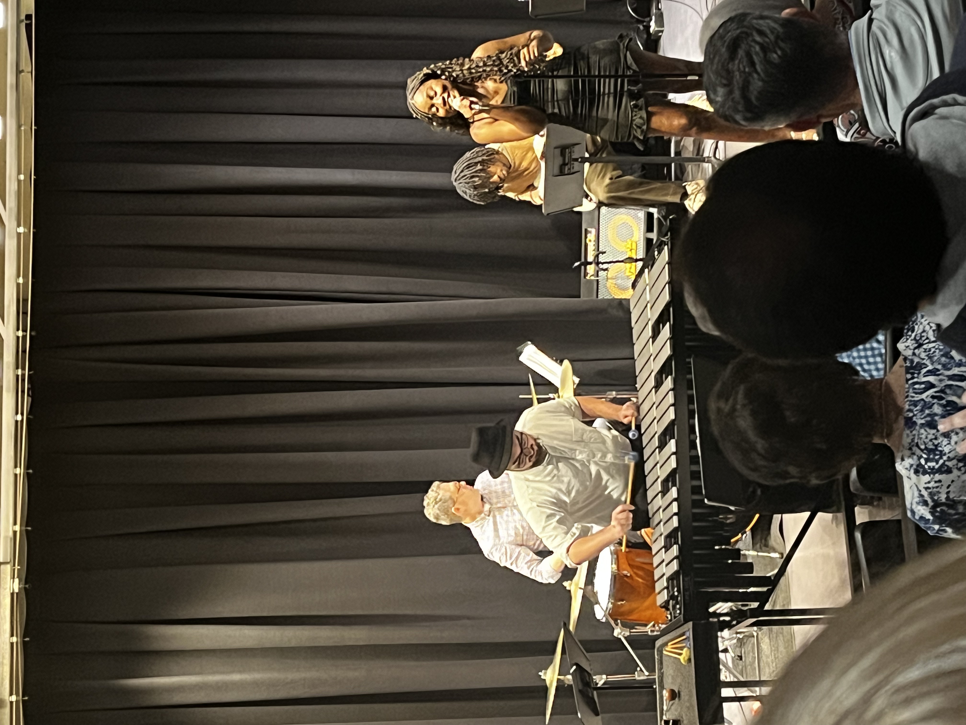 The Clemson University Jazz Combo performing in the Brooks Center's recital hall.