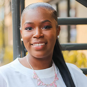 A person smiling