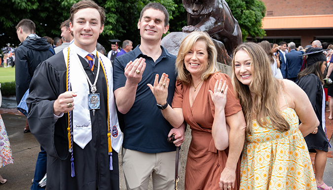 Ryan Uhle and family
