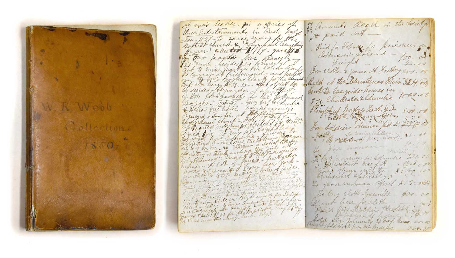 Emmala Reed journal cover white lady diary from Andreson depicts a lynching