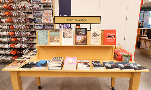 Table of books by Clemson authors