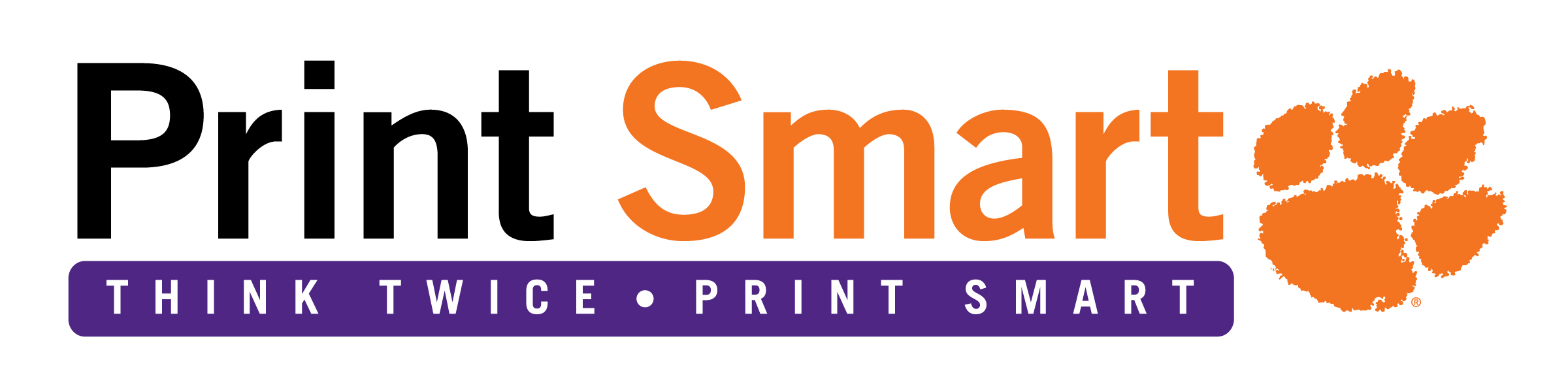 Print Smart Logo, Clemson University, Clemson South Carolina