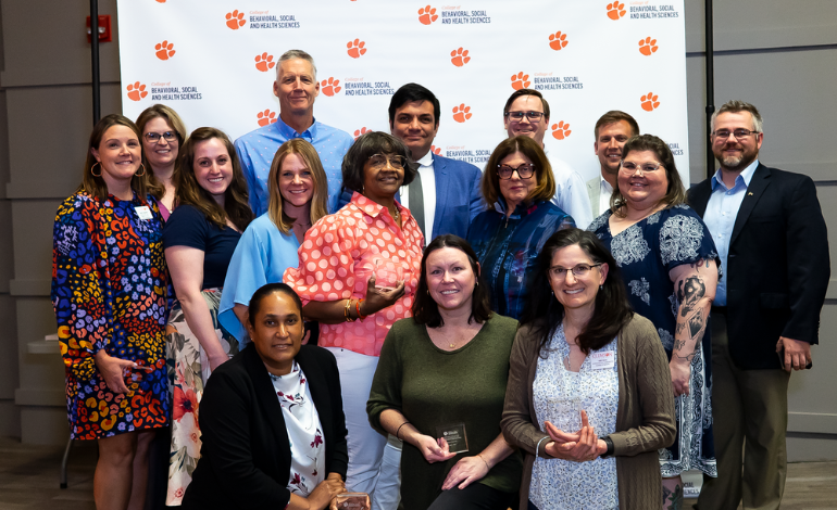 College of Behavioral, Social and Health Sciences honors outstanding faculty and staff during annual awards presentation