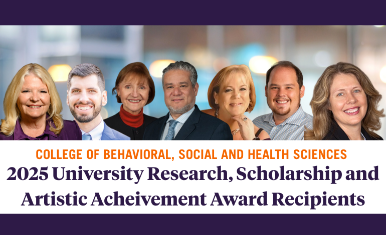 CBSHS faculty honored for rare career achievements during annual Clemson University Research Symposium