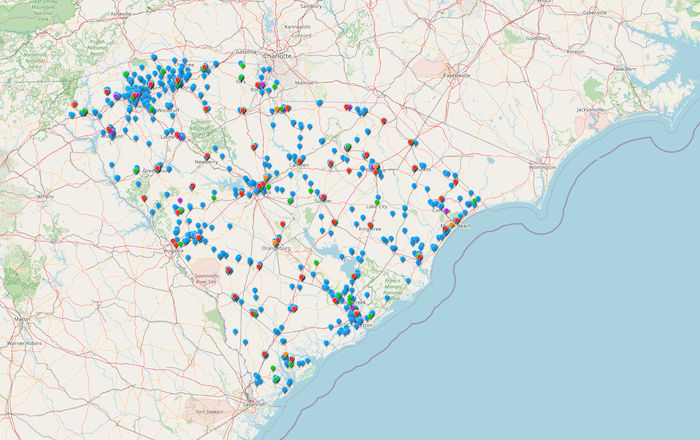 South Carolina Food Access Map