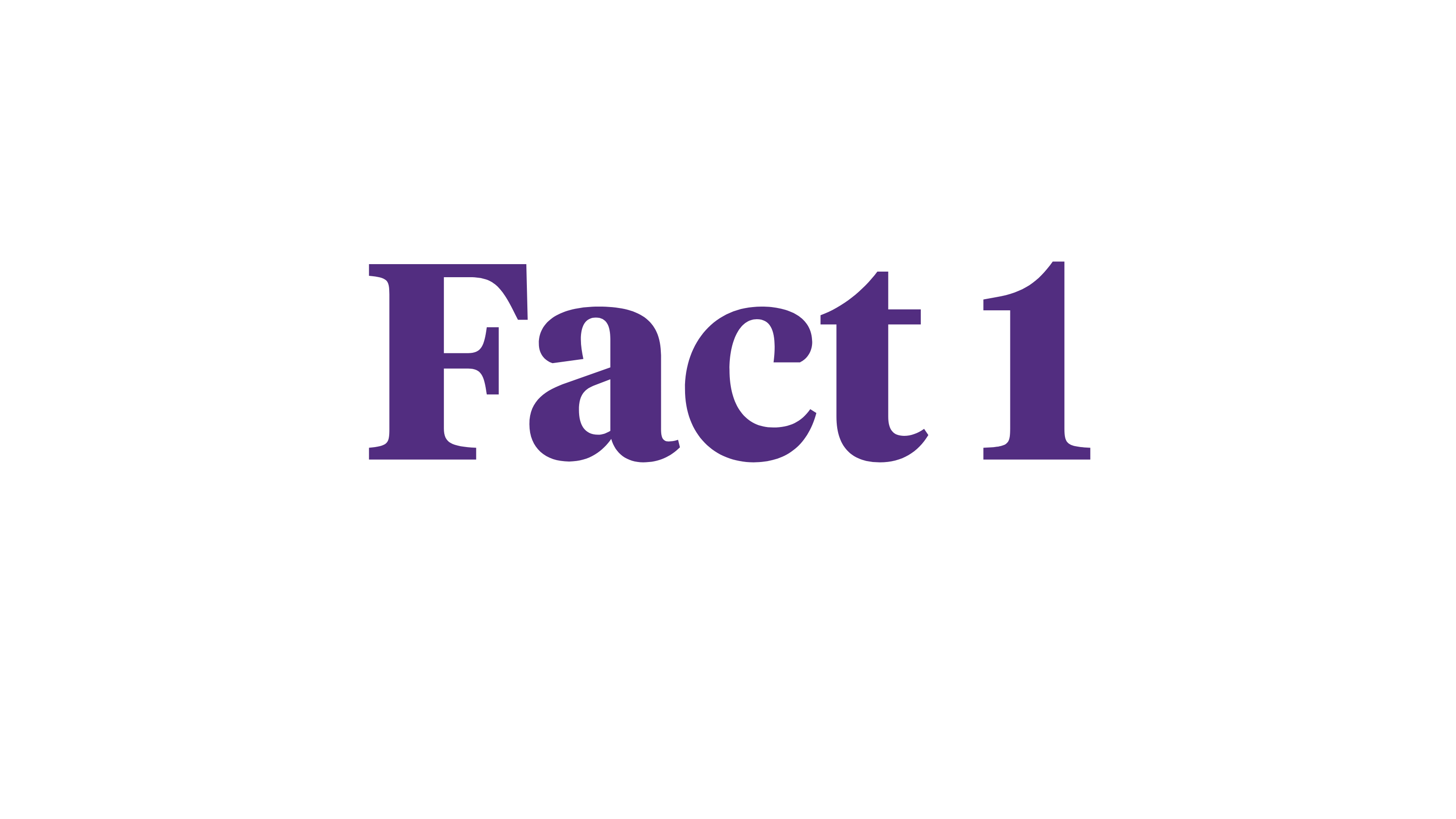fact 1