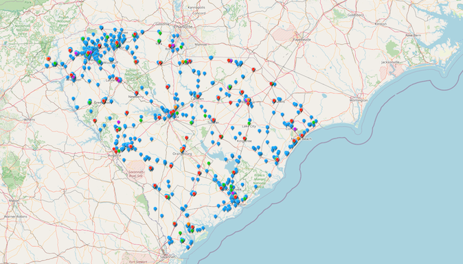 South Carolina Food Access Map