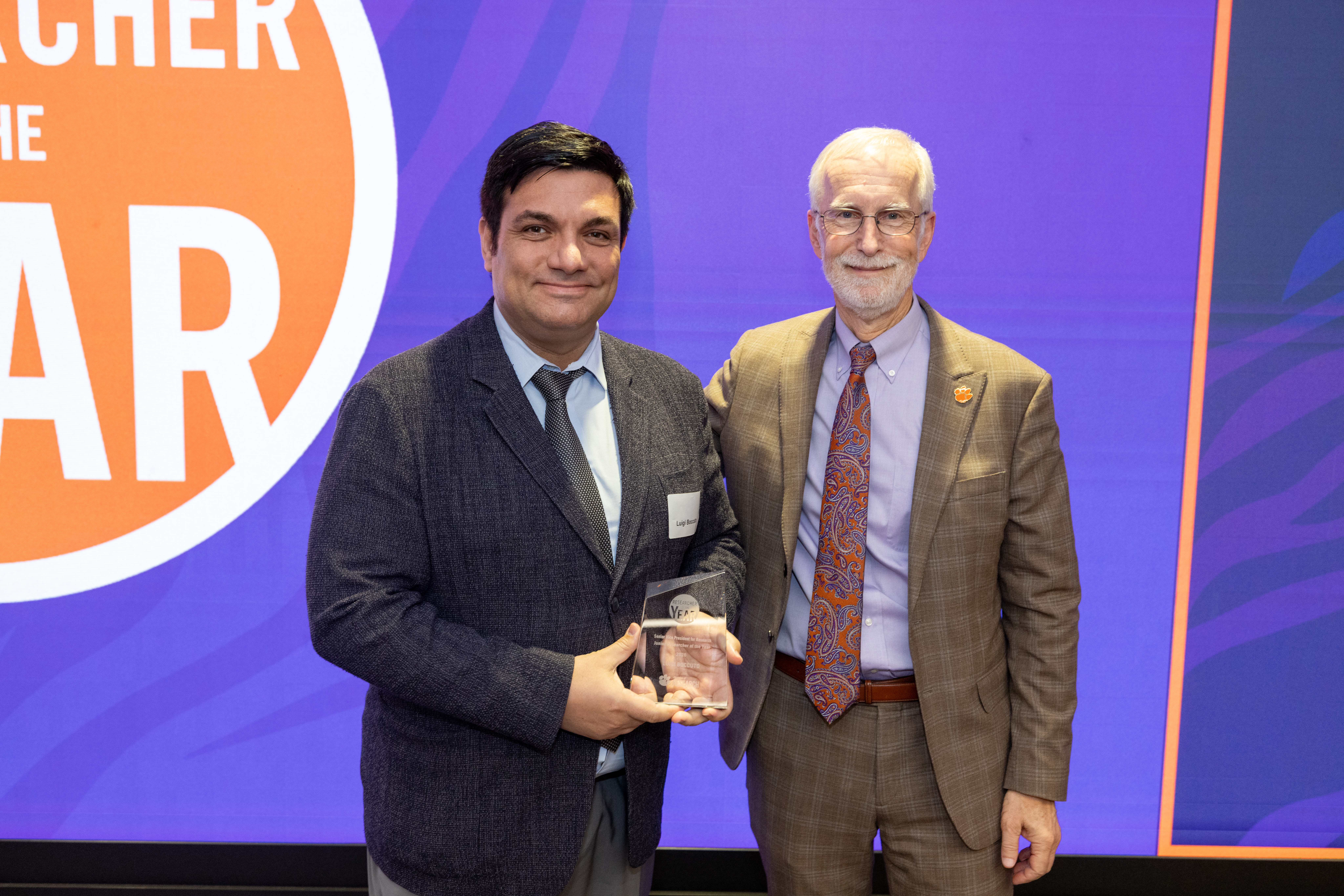 Luigi Boccuto, Researcher of the Year