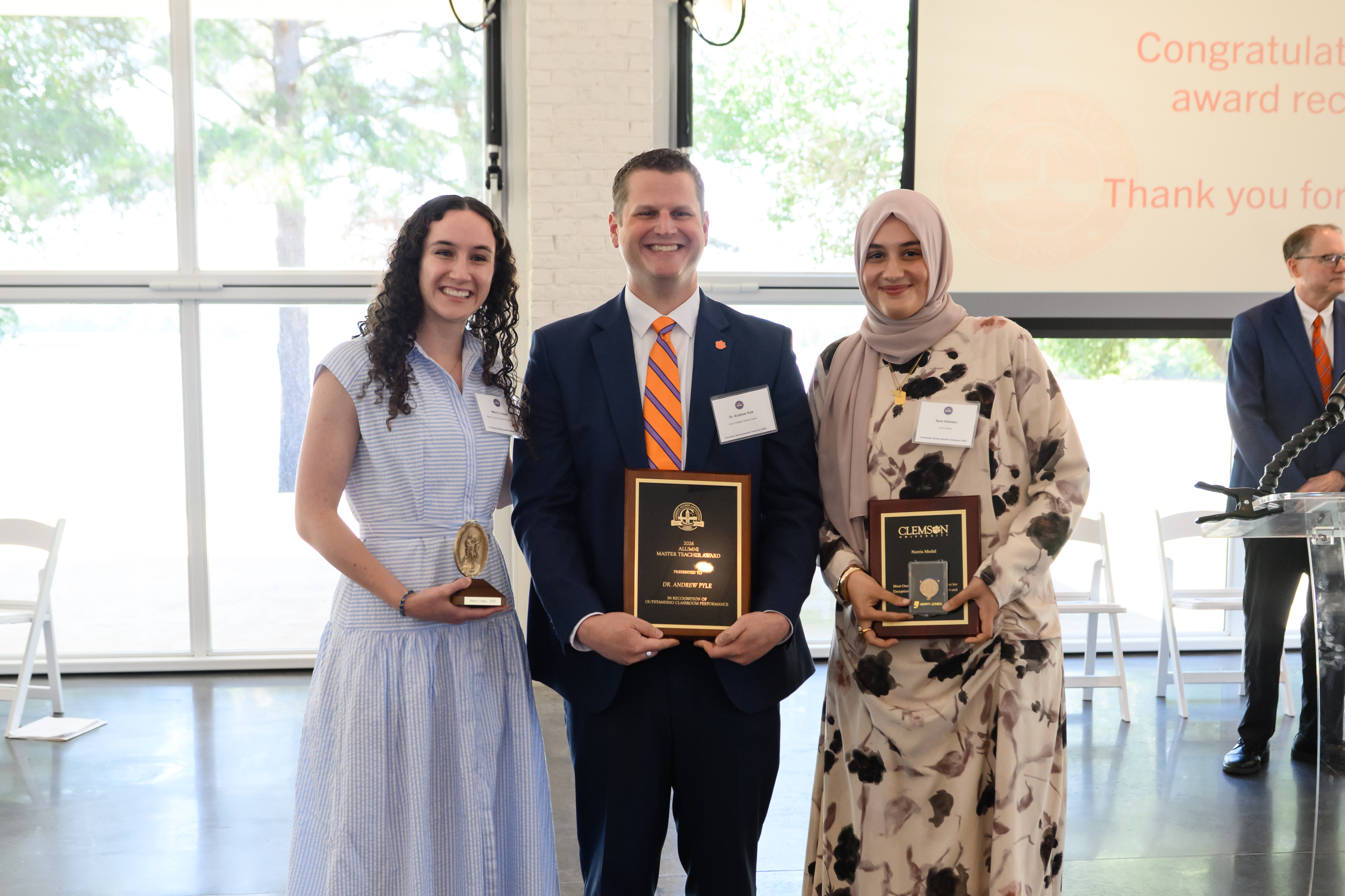 Faculty and student award winners