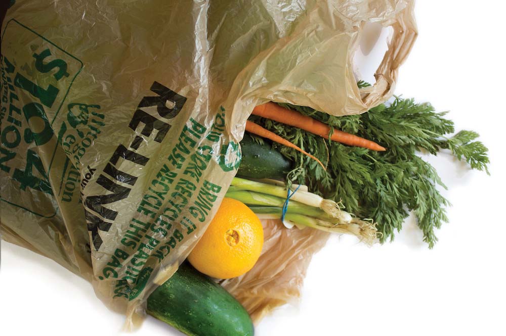 grocery bag of food representing Clemson Rural Health food security