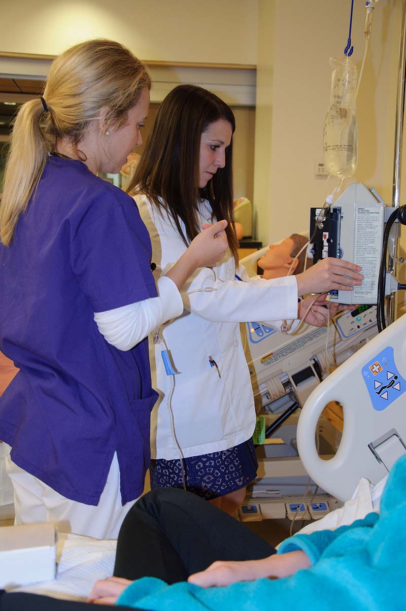 Clemson University students earning a degree in nursing from the Clemson University School of Nursing