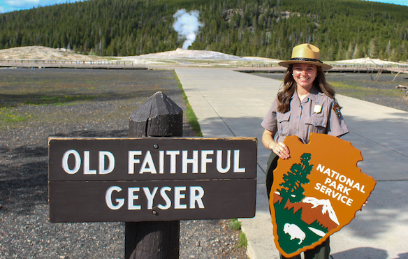PRTM alumna Shelby Bentley as a Park Ranger