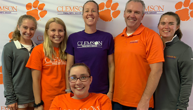 Photo of the CU Paralympic Soccer program team.