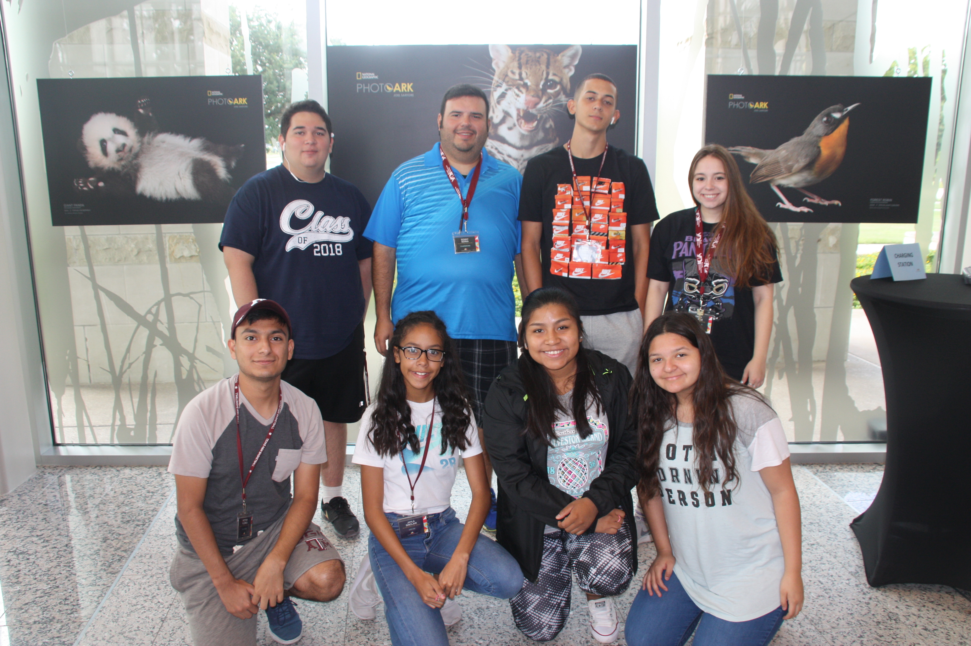 Youth attend a conference.