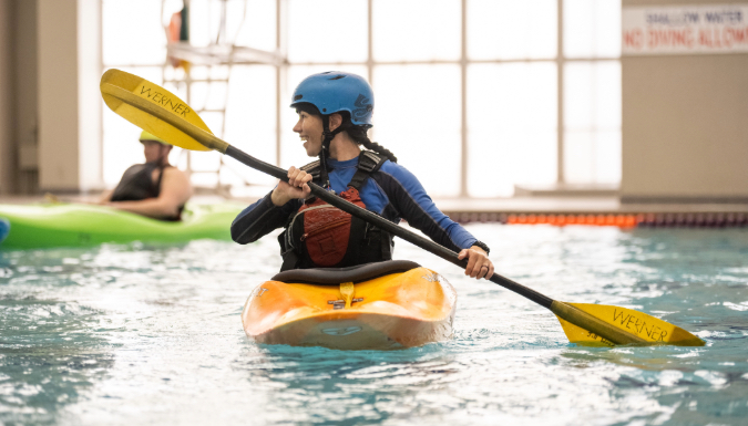 Indoor kayaking