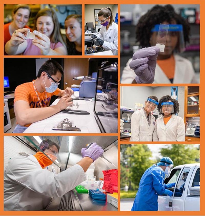 Clemson Public Health Sciences Students in class