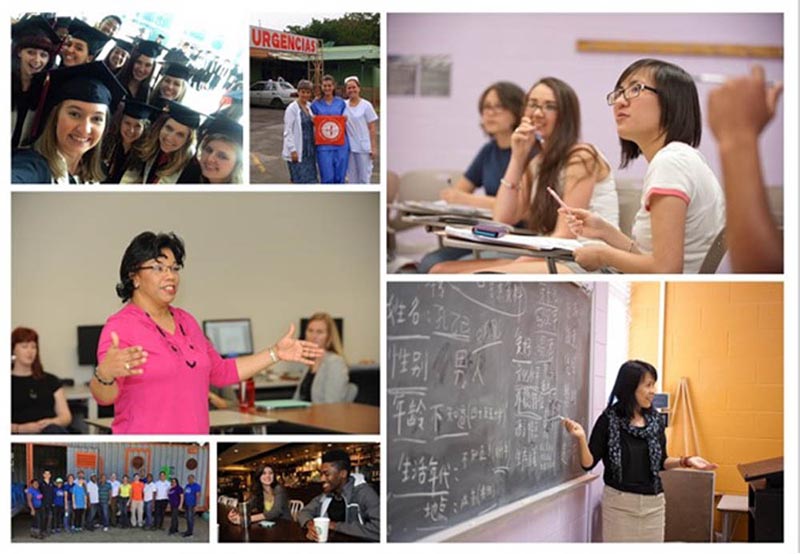 Clemson Public Health Sciences students in a classroom