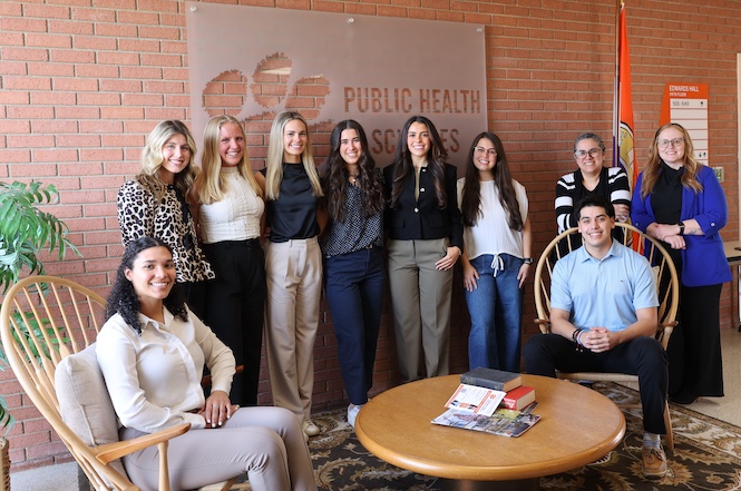 Group image of the current department of public health sciences student advisory committee
