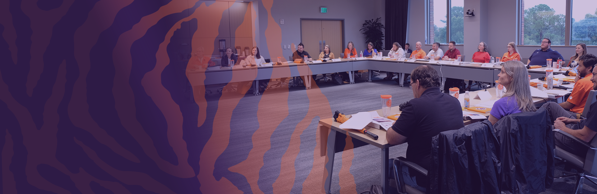 The CELI (CCIT Emerging Leaders Institute) group meeting in a classroom.