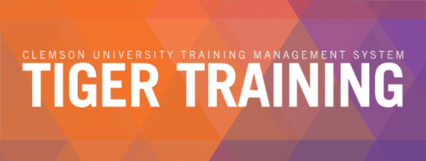 Clemson University Training Management Systems - Tiger Training Logo