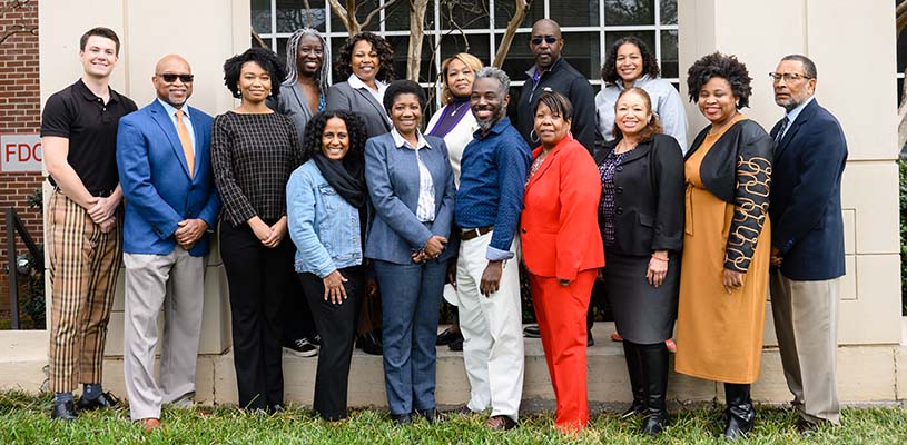 Group photo of the members of the Commission on the Black Experience.