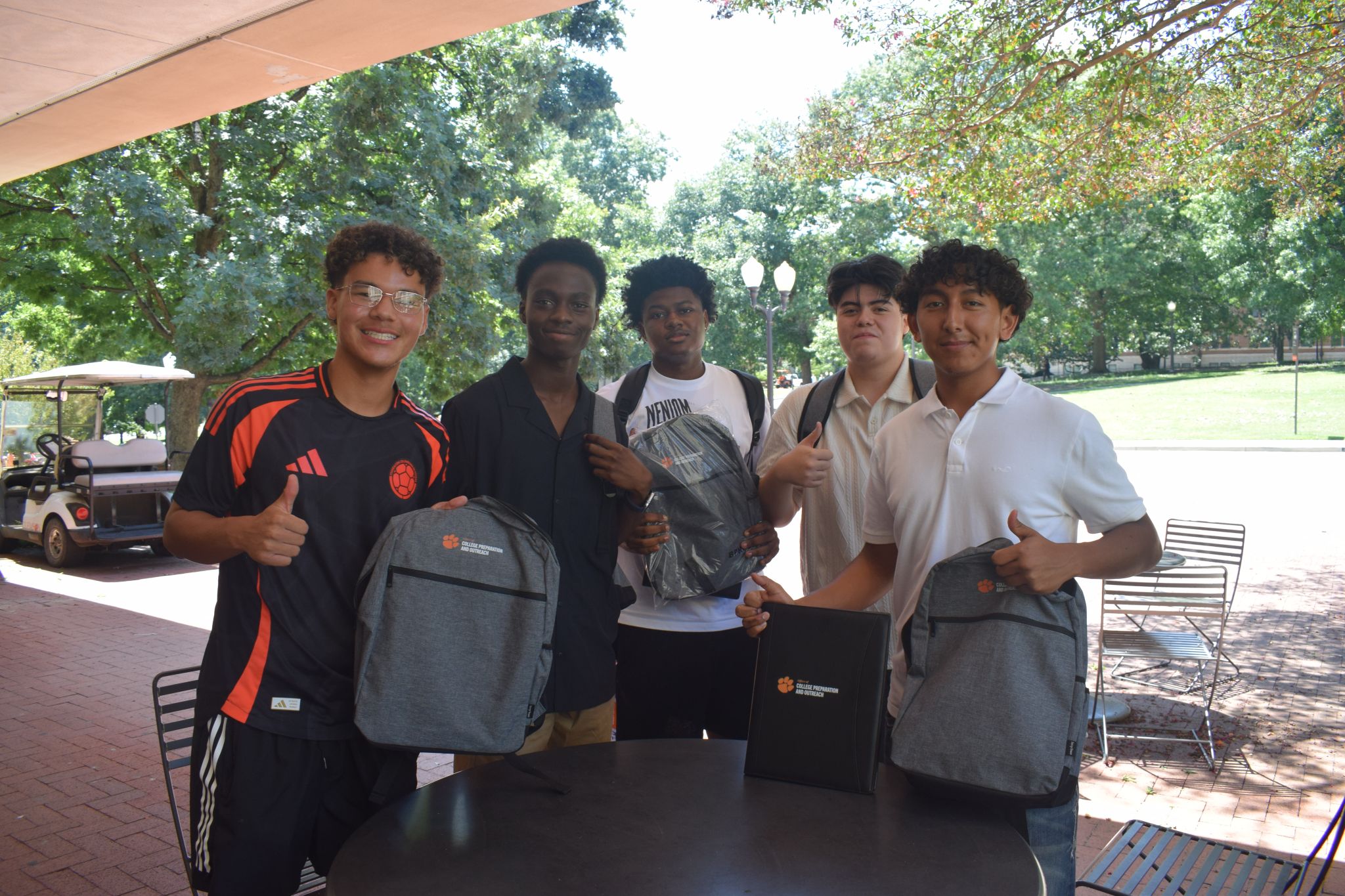 students gathered for a picture