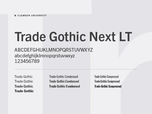 Trade Gothic